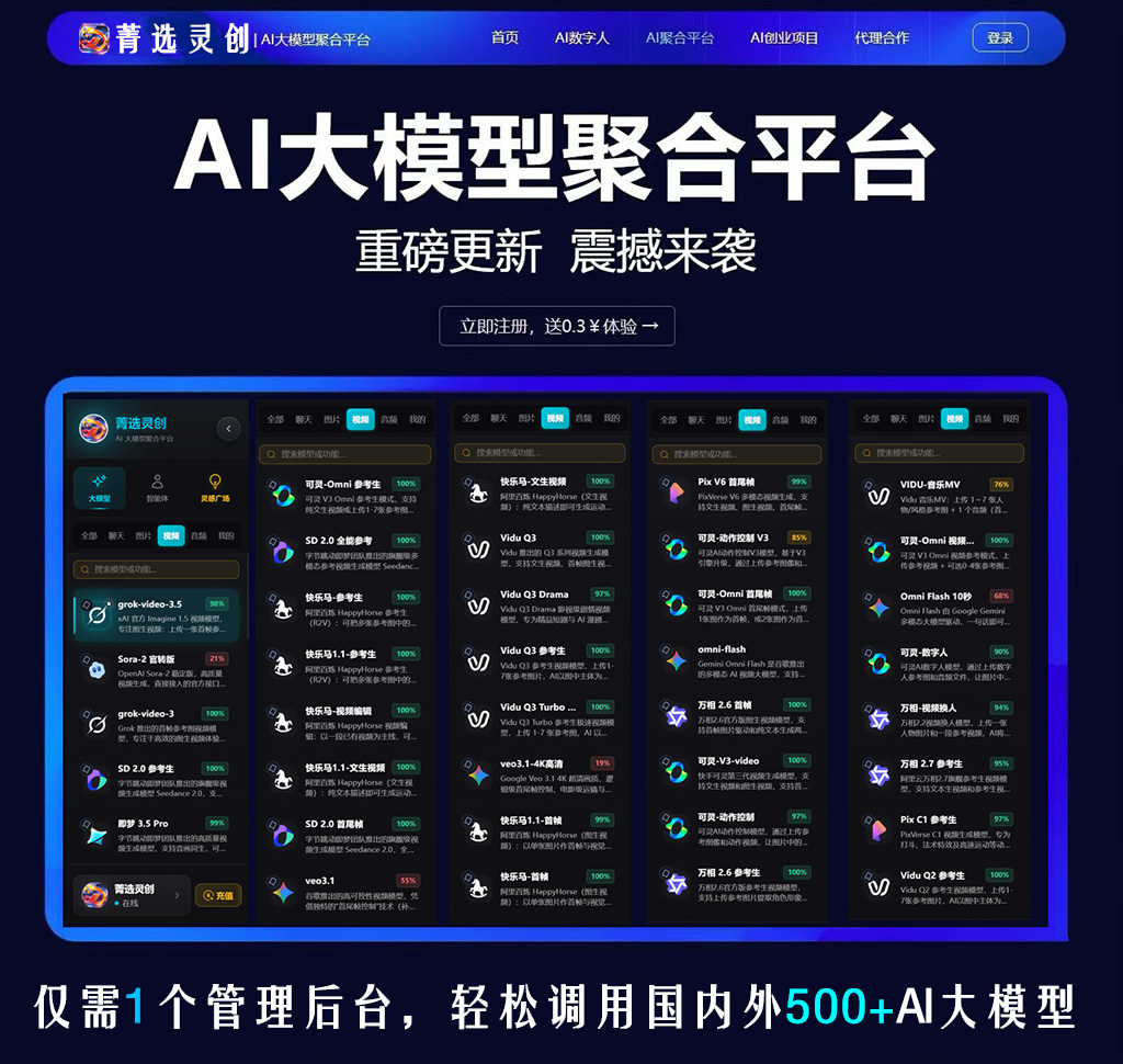 菁选灵创视频生成服务